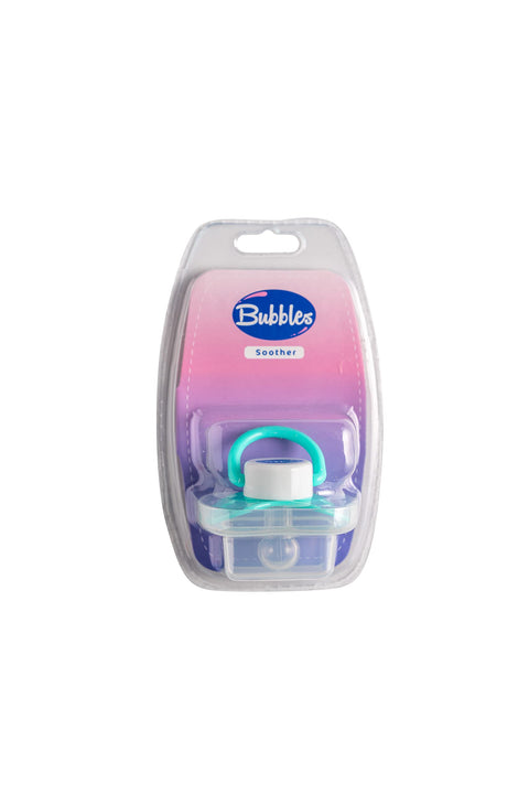 Bubbles pacifier beveled green