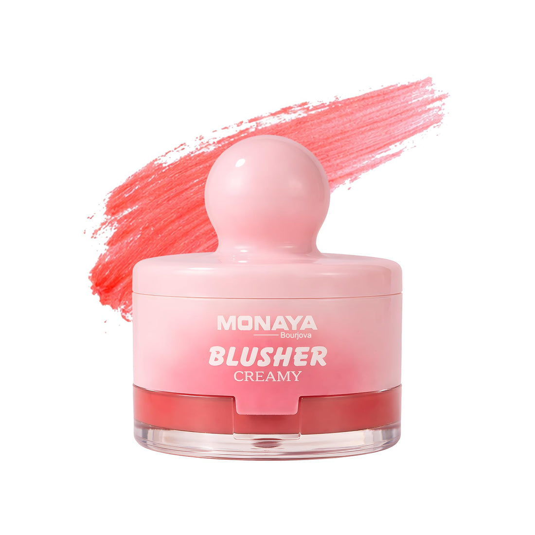 Monaya S009 Cream Face Blush – Natural Finish, Lightweight Formula That Melts into the Skin, Buildable Color Control, Long-Lasting Wear, Suitable for All Skin Tones (S104)