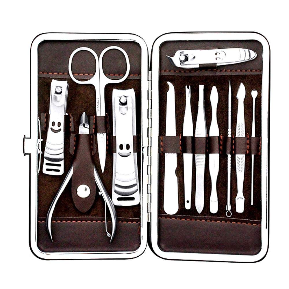 Generic 12pcs Nail Care Set - Red Nail Care Tools