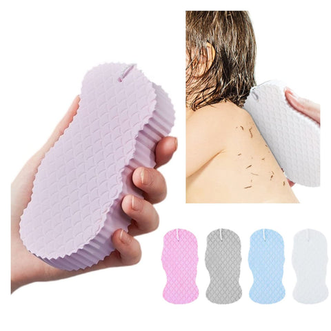 1 Piece Ultra Soft Exfoliating Bath Sponge,Soft Bath Body Shower Sponge,Spa Scrub Exfoliator Dead Skin Remove,3D Bath Sponges for Shower,Reusable Bath Sponge for Adults Children (Pink)