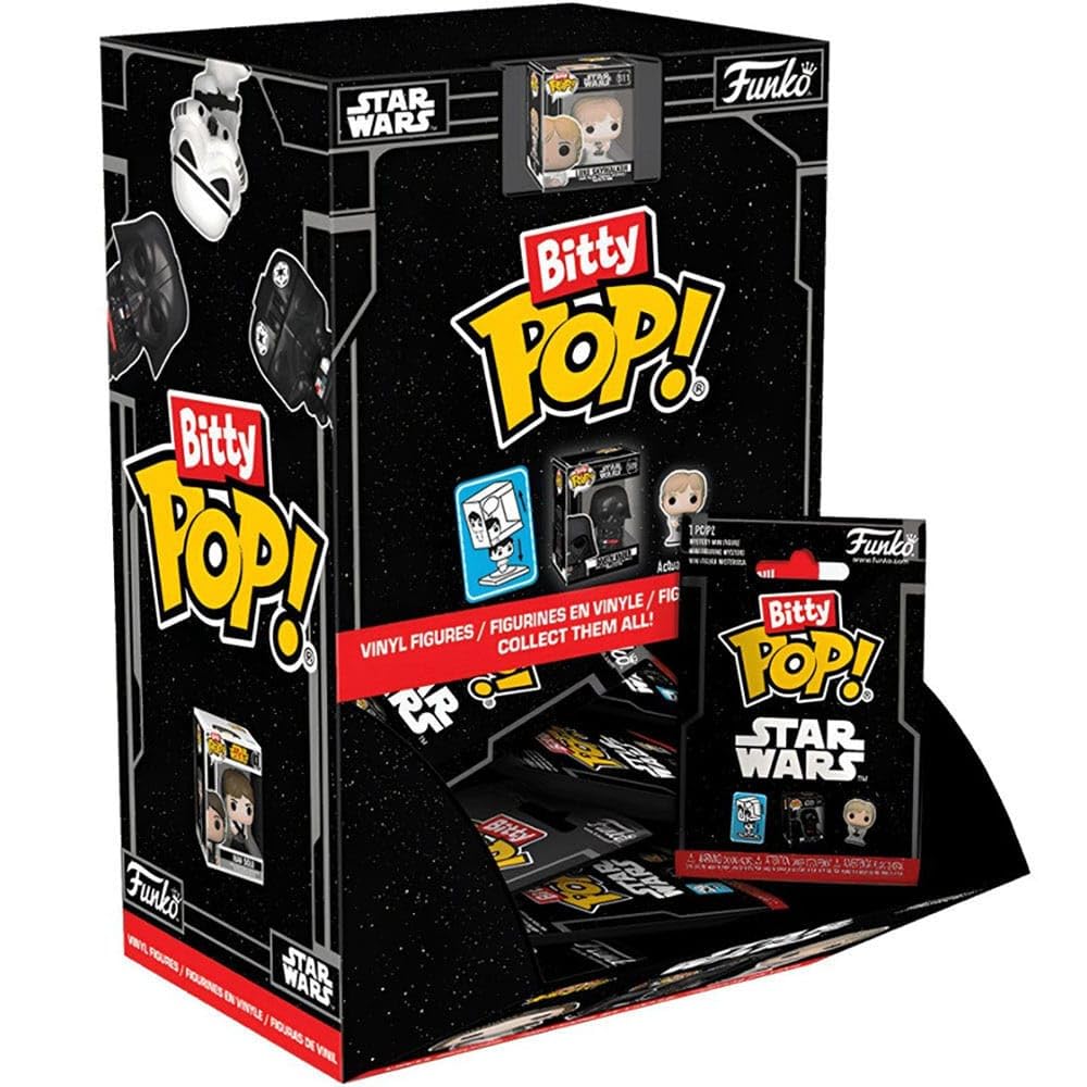 Funko Pop Bitty Star Wars Singles Display Vinyl Toy Figures