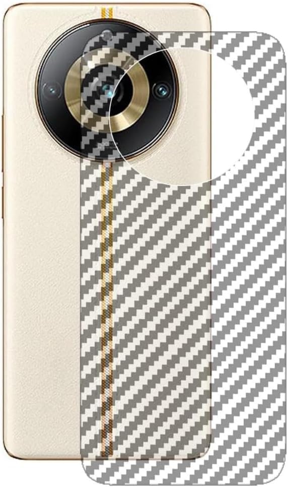 ARROWS Back Sticker carbon Fiber Matte transparent Anti Scratch Compatible WIth Realme 11 Pro Plus (one piece)