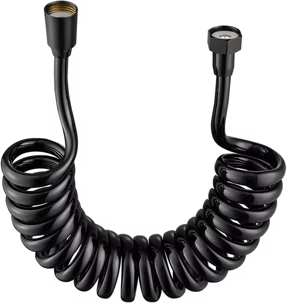 5M Telescopic Portable Travel Bidet Set - Anti-Rust - Easy Installation for Personal Care Indoor and Outdoor (5M Black ABS Spring Flexible Shower Hose)