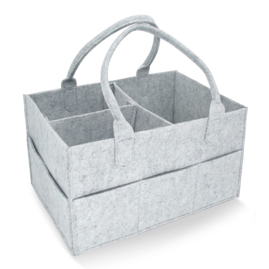 SKY-TOUCH Baby Diaper Caddy Organizer Tote Bag - Extra Roomy Storage Basket for Newborn Essentials | Portable Car Travel Organizer