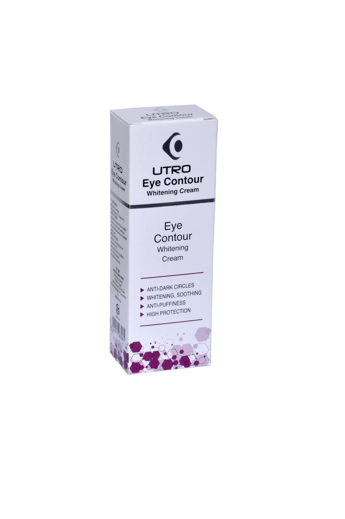 UTRO Whitening Eye Contour Cream for Dark Circles Fast Acting 30g Triple Whitening Formula and Sericin