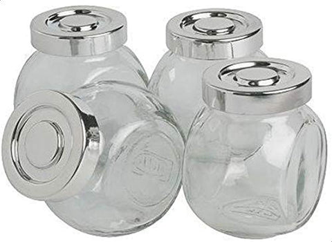 Generic Spice Jar, Glass, 4 Pieces