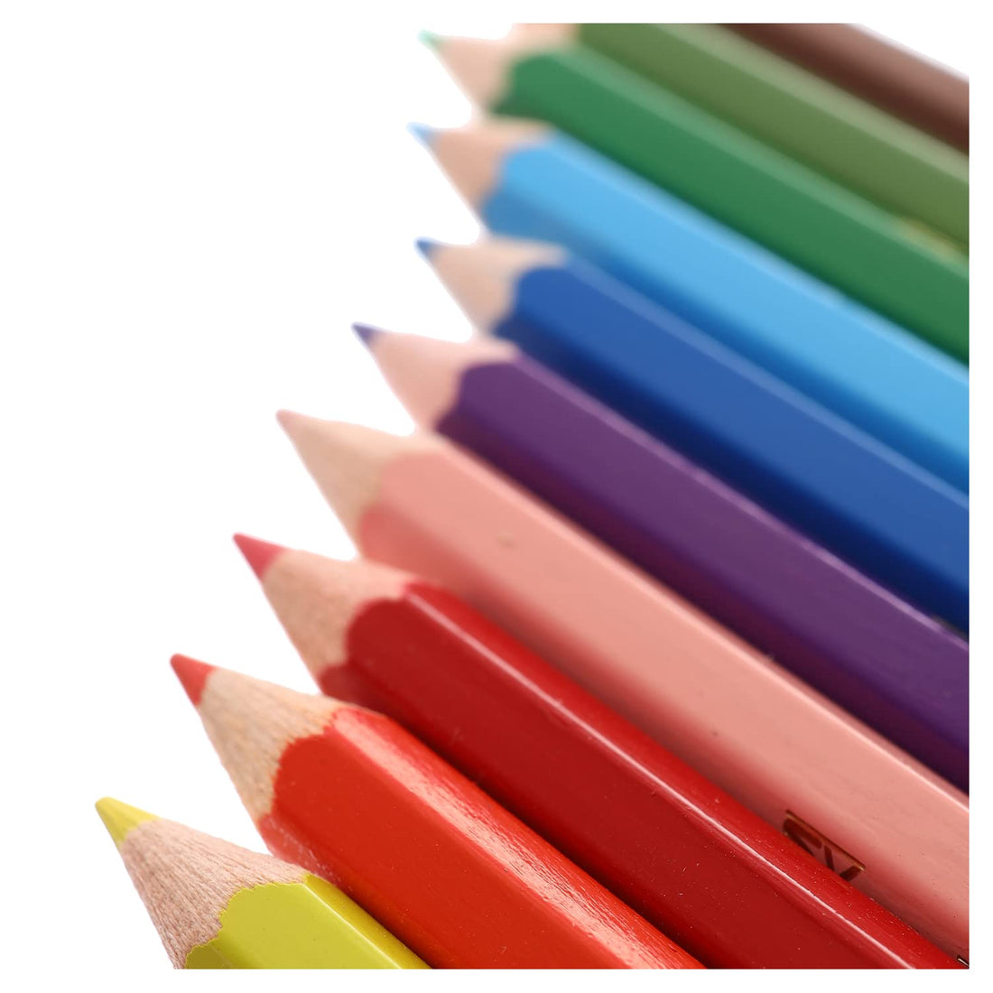 Faber Castell Wood Short Buntstifte Color Pencils Set of 12 - Multi Color