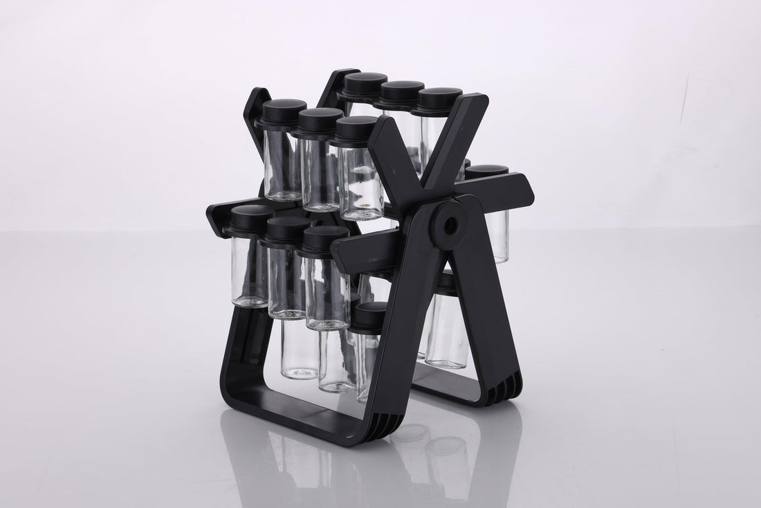 Neoflam Ferris Wheel 18 Jar Glass spice Rack