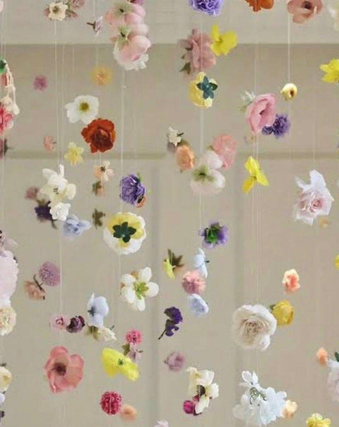 Beautiful Rose Curtain - A stunning floral touch for interior design and festive occasions. An elegant wall decor piece for apartments and special celebrations.