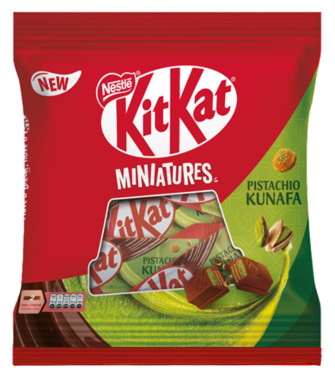 Kitkat Miniatures Kunafa Pistachio 96.3g