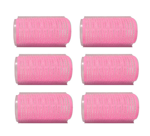 6-Pack Self-Grip Hair Rollers – 30mm (1") Volume Curlers, Random Color