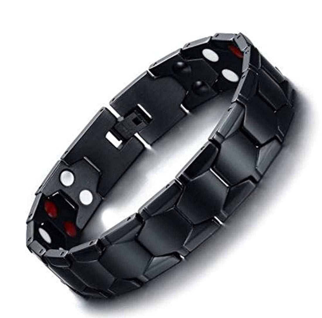 Medical energy bracelet with germanium stone to get rid of electrical charges in the body and balance for men