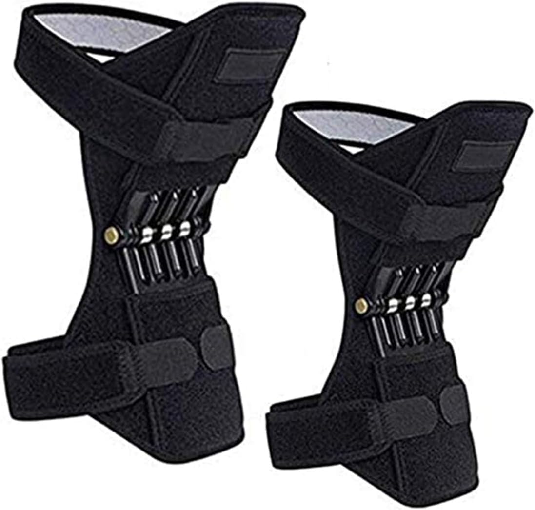 Knee Support Brace Set for Workout and Daily Use, Adjustable Non-Slip Knee Straps for Running Cycling Gym, Joint Stabilizer for Comfort, Flexibility and Support (Pack (Single))