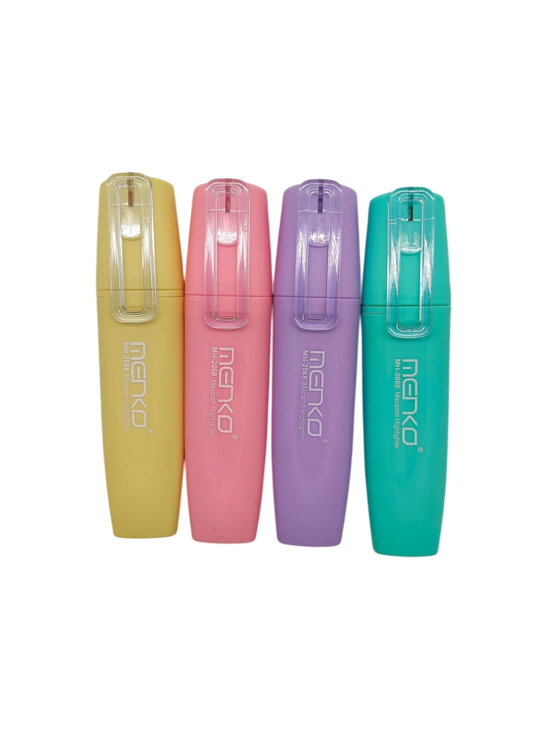 Menko Bright Highlighter Set, 4 Pieces - Multicolor