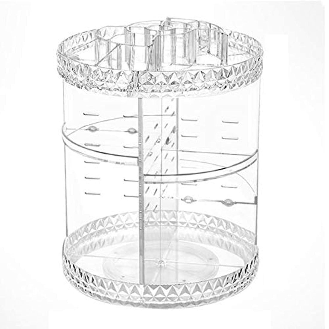 Cosmetic storage 360 rotating makeup organizer diy detachable makeup holder storage
