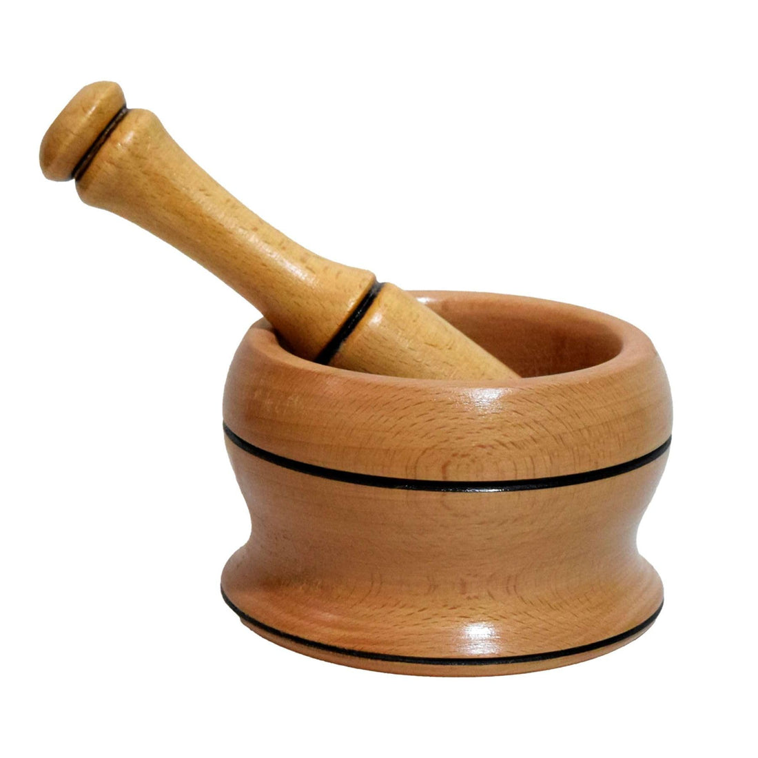 Wooden Mortar and Pestle Set