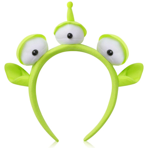 fashion mania Three-eyed Alien Monster Toy Headband Cute Plush Headband Headwear for Themed Party Girls and Kids