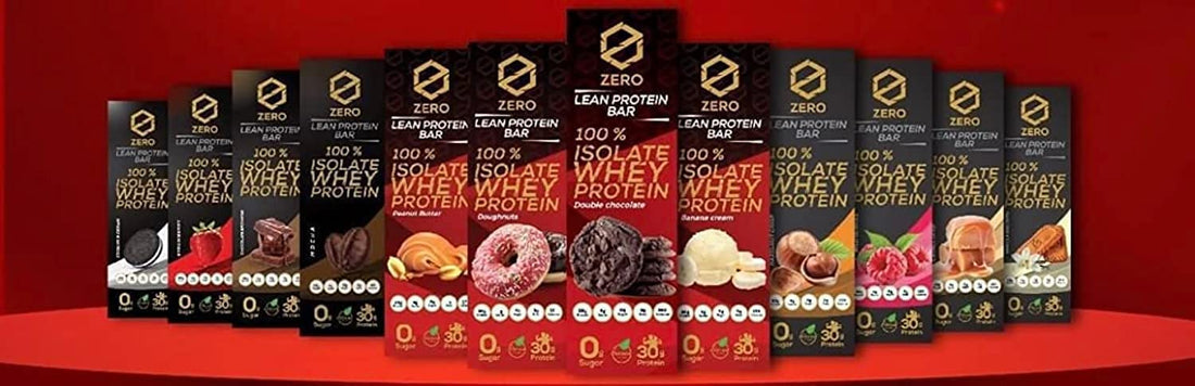 Zero Protein Bar 70G (24G Protein) Box of 16 bars (Mix)