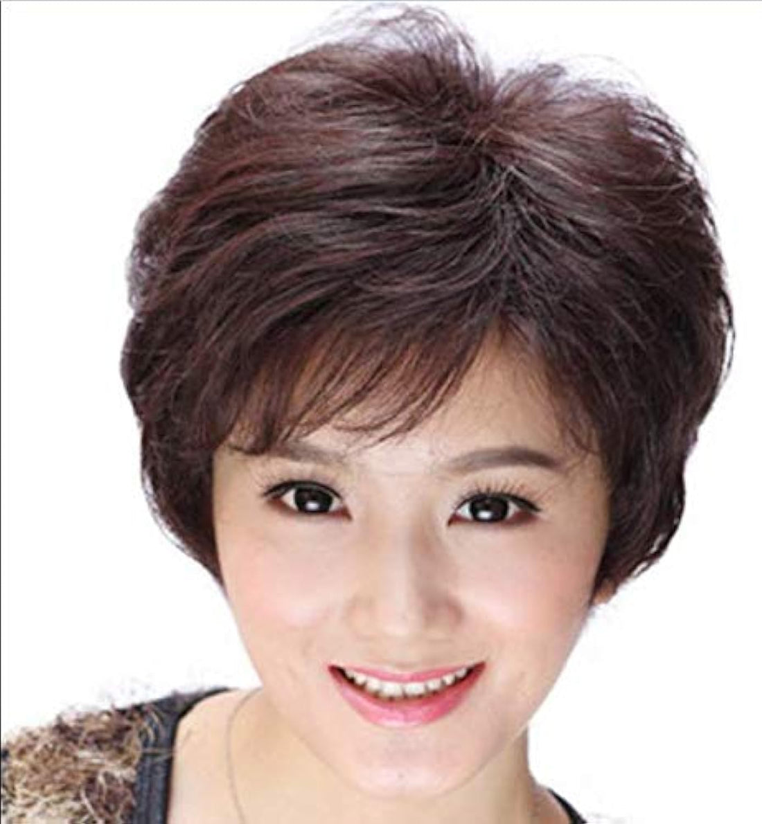 ECIF Lady Brown Short Wig