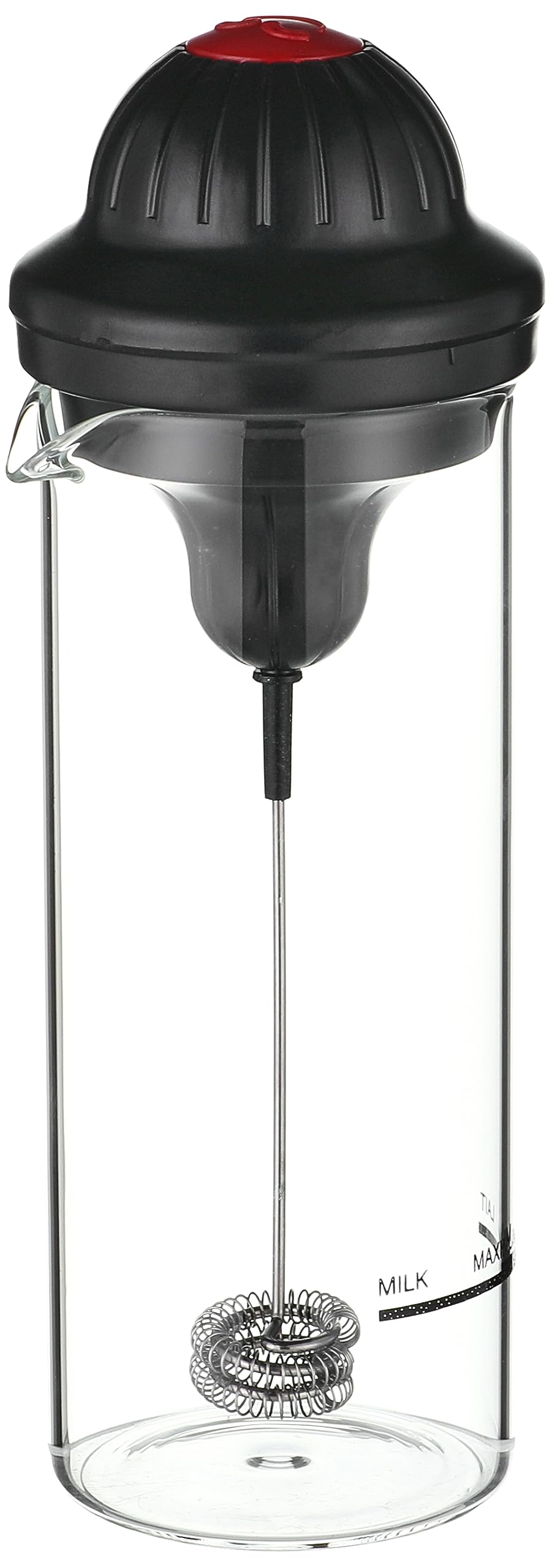 Milk frother electric foamer coffee foam maker milk shake mixer battery operated latte cappuccino frothing pitcher stainless steel coffee frother whisk machine large milk frother jug cup glass