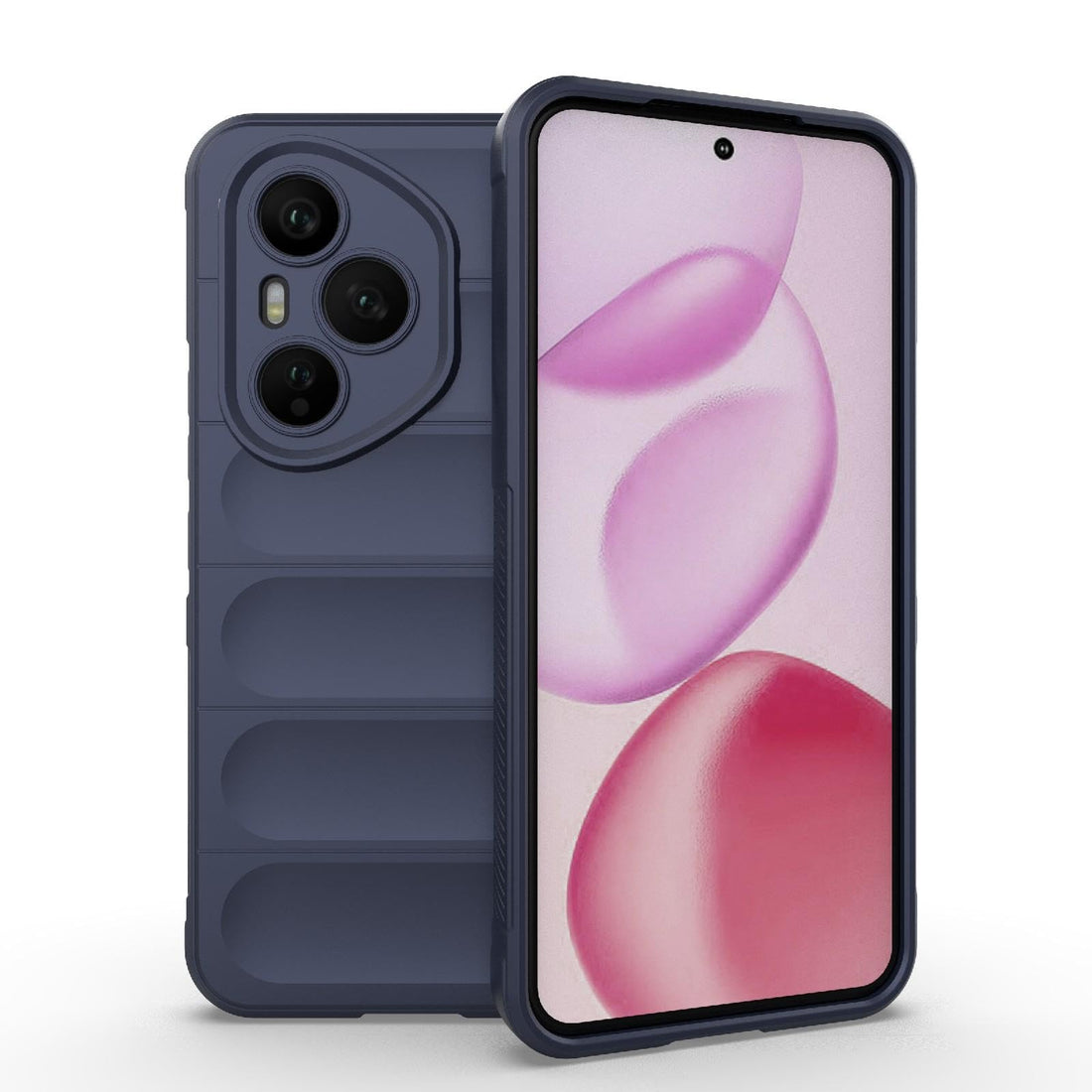 UNBLACK phone case compatible with honor 400 pro global Magic Shield TPU + Silicone Shockproof Phone Case For honor 400 pro (dark blue)