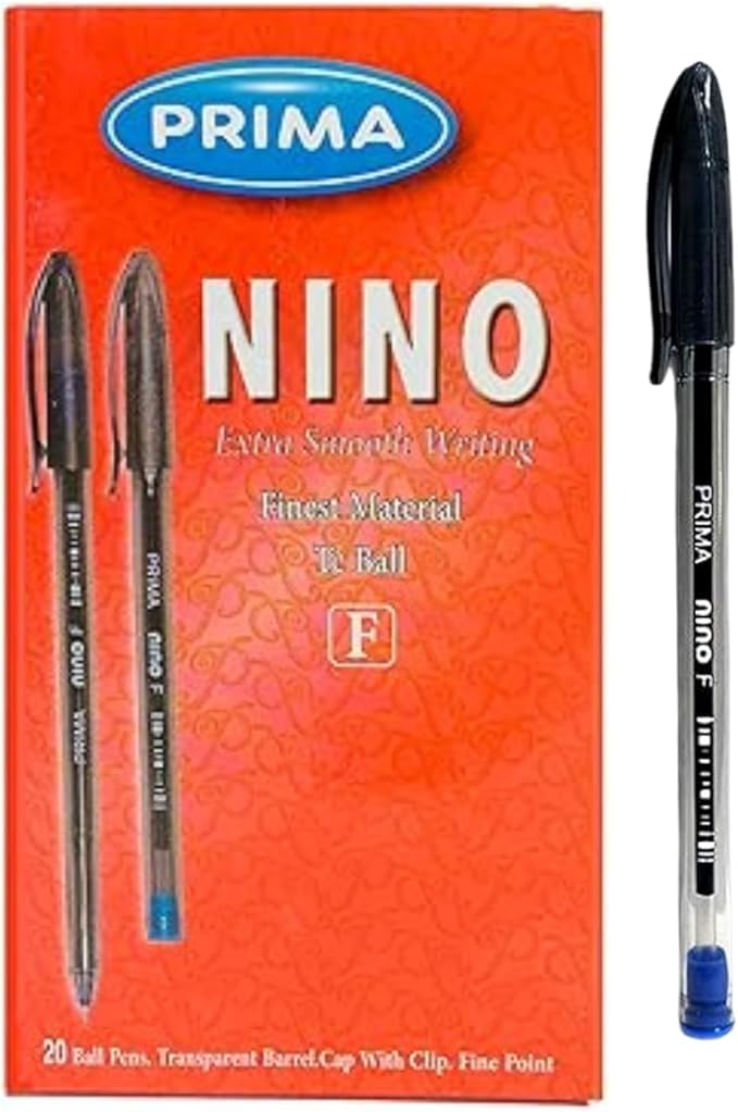 Pack of Prima Nino Pens 0.7mm Blue 12 Pens