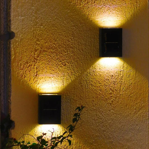 "Waterproof Solar Flood Light with Light Sensor and Easy Wall Mounting"