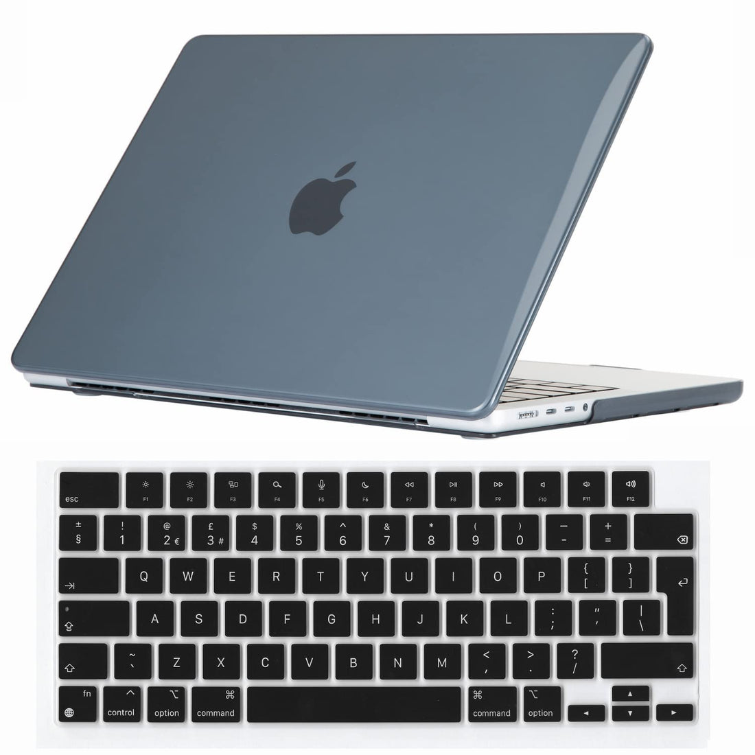 Se7enline Compatible with 2025 2024 2023 2022 2021 MacBook Pro 14 inch Case Hard Laptop Cover for Mac Pro Model A2918 A2992 A3112 A3401 A2779 A3434 M5 M4 M3 M2 M1 & Keyboard Cover, Crystal Black