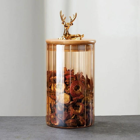 Classic Cylindrical Jar, 730 ml, Air Tight, Screw Top, Glass, Dishwasher Safe, Spices, Coffee Beans, Candies, Cookies, Pastry