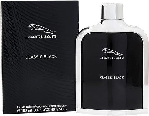 Jaguar classic black eau de toilette spray 3.4 oz/ 100 ml for men by 3.4 fl oz