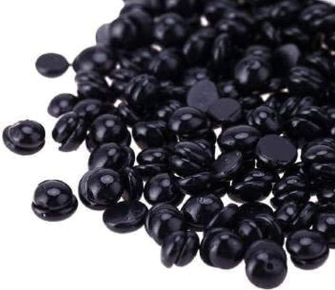 Hair Removal Hard Wax Beans / 500 Grams, Natural Hot Film Full-Body Depilatory Wax Beads for Women Men (Charcoal)