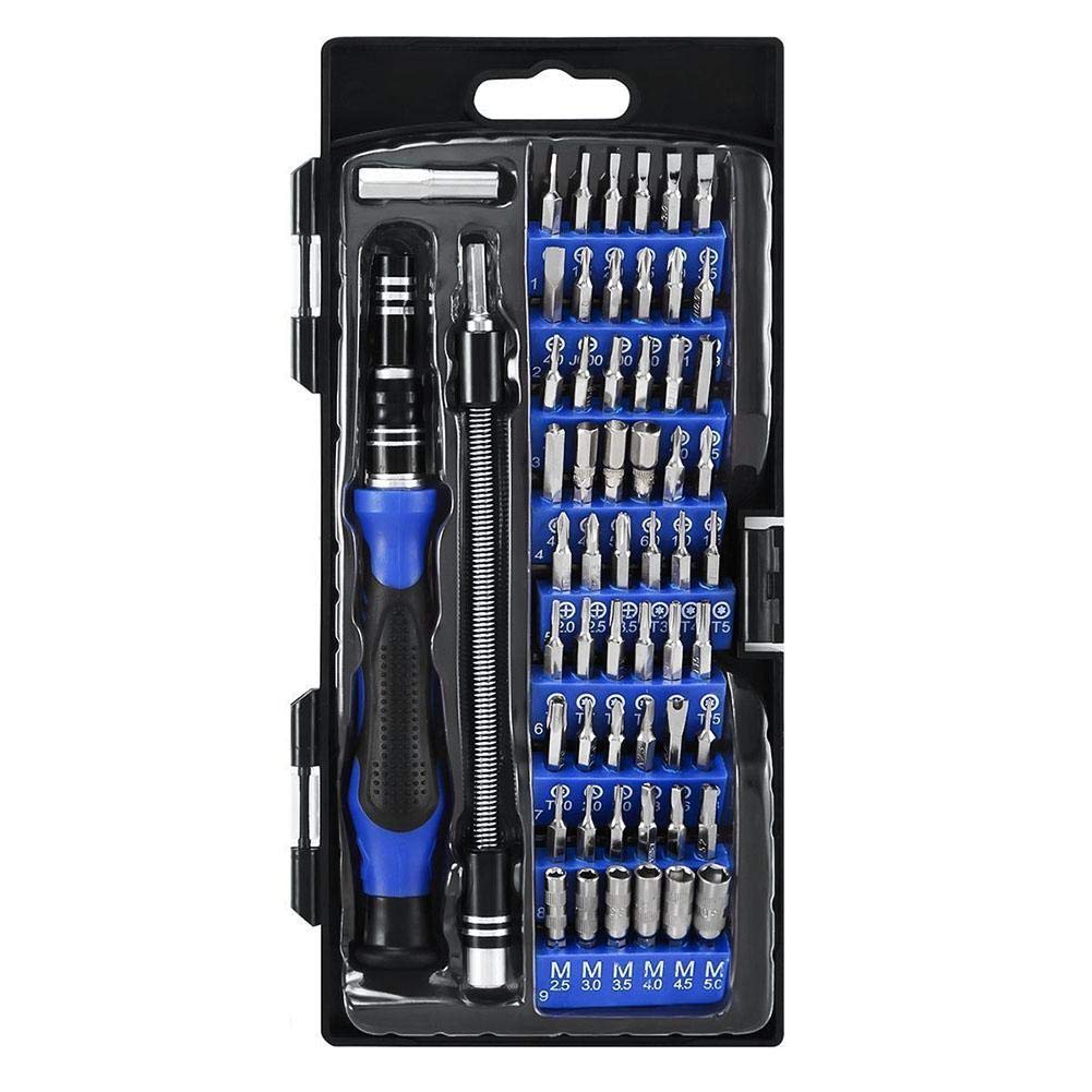 Screwdriver Set, Magnetic Driver Kit, Professional Repair Tool Kit, 58 in 1 with 54 Bits Precision Screwdriver Kit, Flexible Shaft, for 8, 8 Plus/Smartphone/Game Console/Tablet/PC