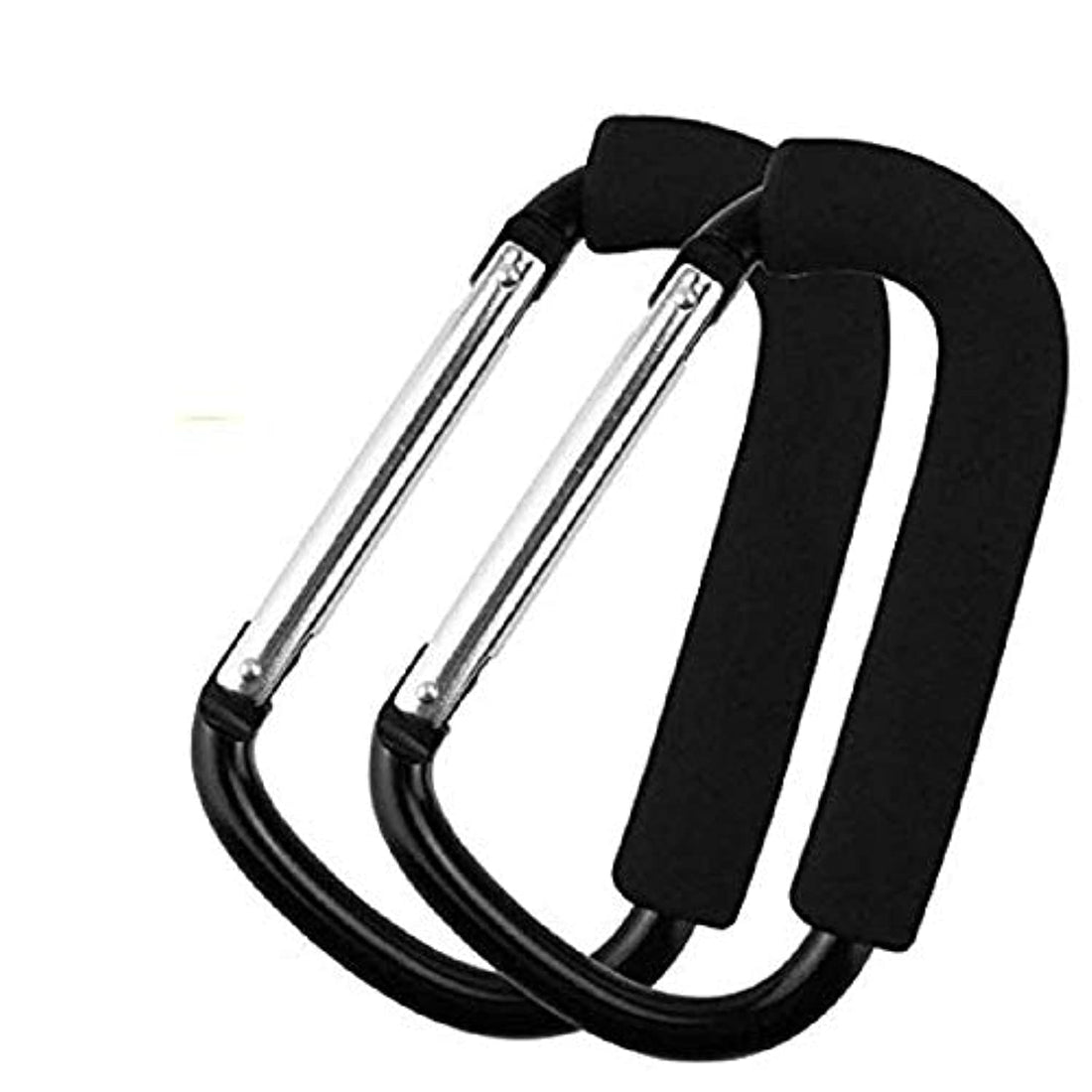 Stroller Hook Organizer Accessories for Hanging Diaper, Shopping Bags, Purses. Fits All Car Seats, Baby Joggers, Prams, shopping carts(2 Pack)