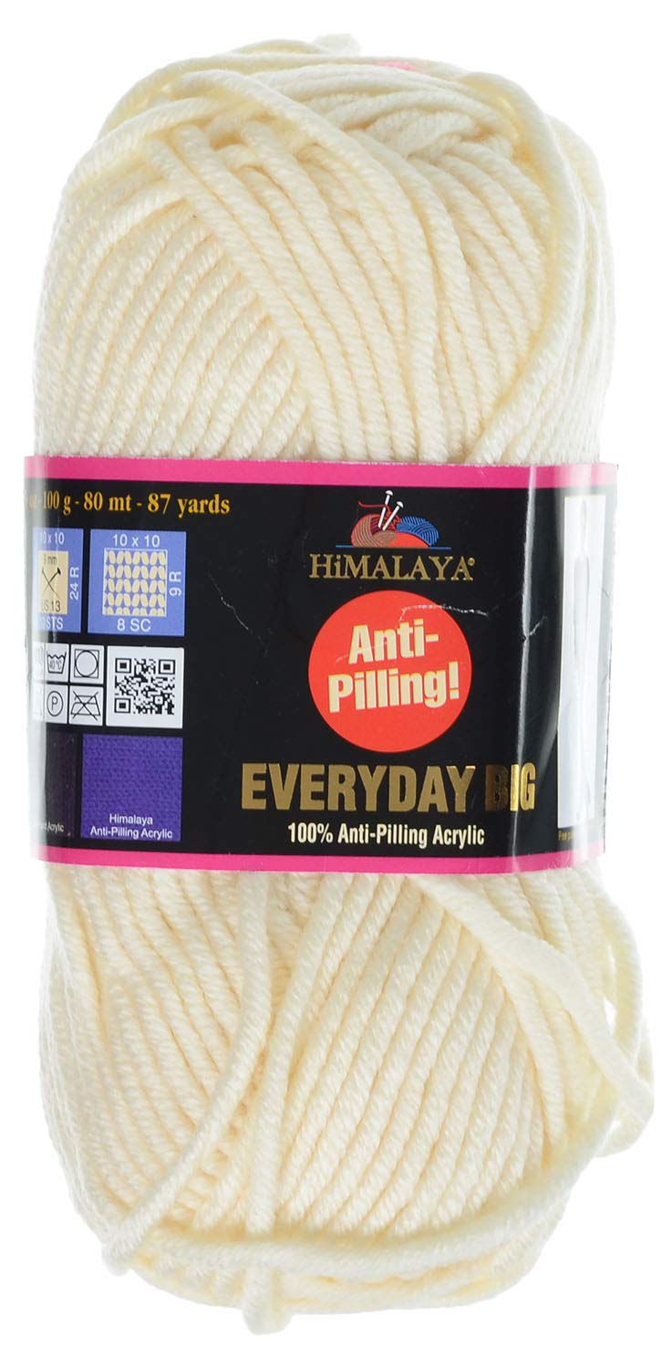 HiMaLaYa 70802 Crochet and Knitting Yarn - Off White