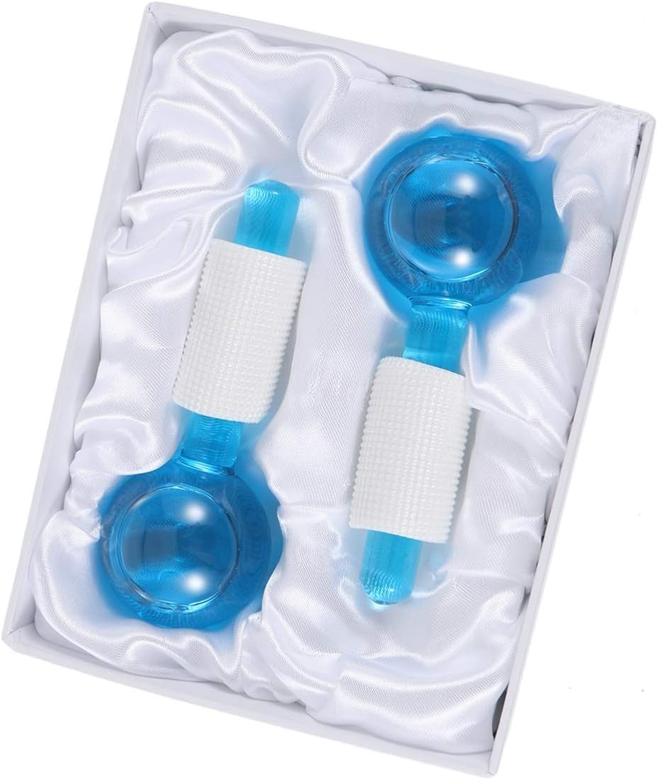 Ice Roller for Skin Care - Reduce Acne & Purify Pores, Relieve Wrinkles, Tighten Skin, Even Skin Tone, Treats Pigmentation, Dizziness, Headache, Sunstroke, Eye Swelling & Dark Circles Generic