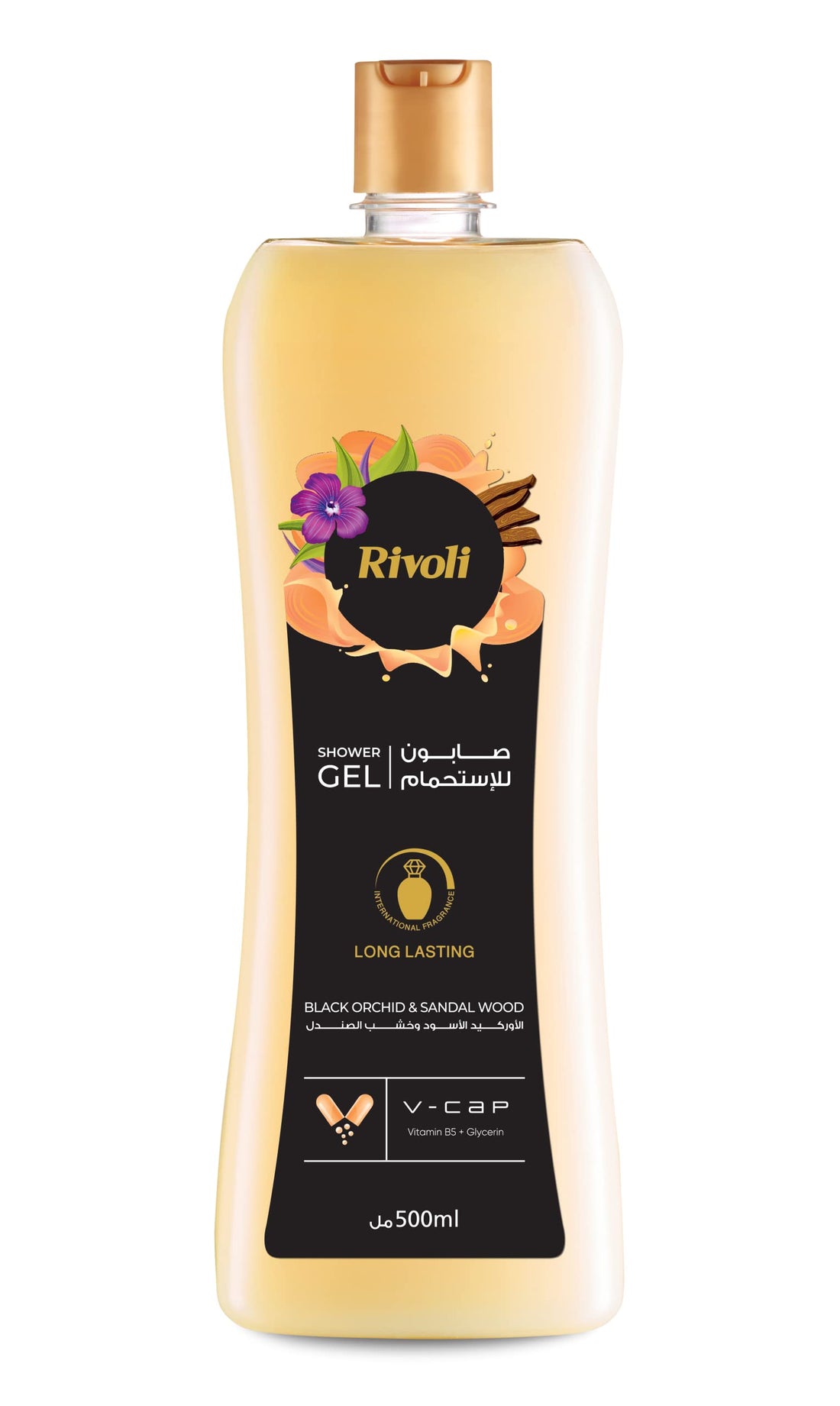 Rivoli Shower Gel Black 500 ml