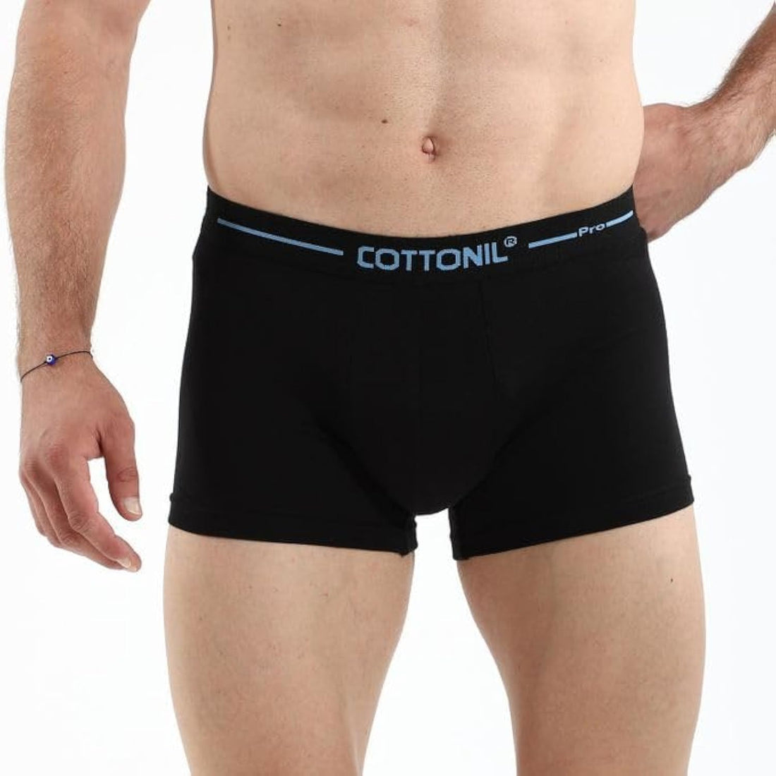 Cottonil Mens Pack Of 3 Cotton Lycra Pro Boxer