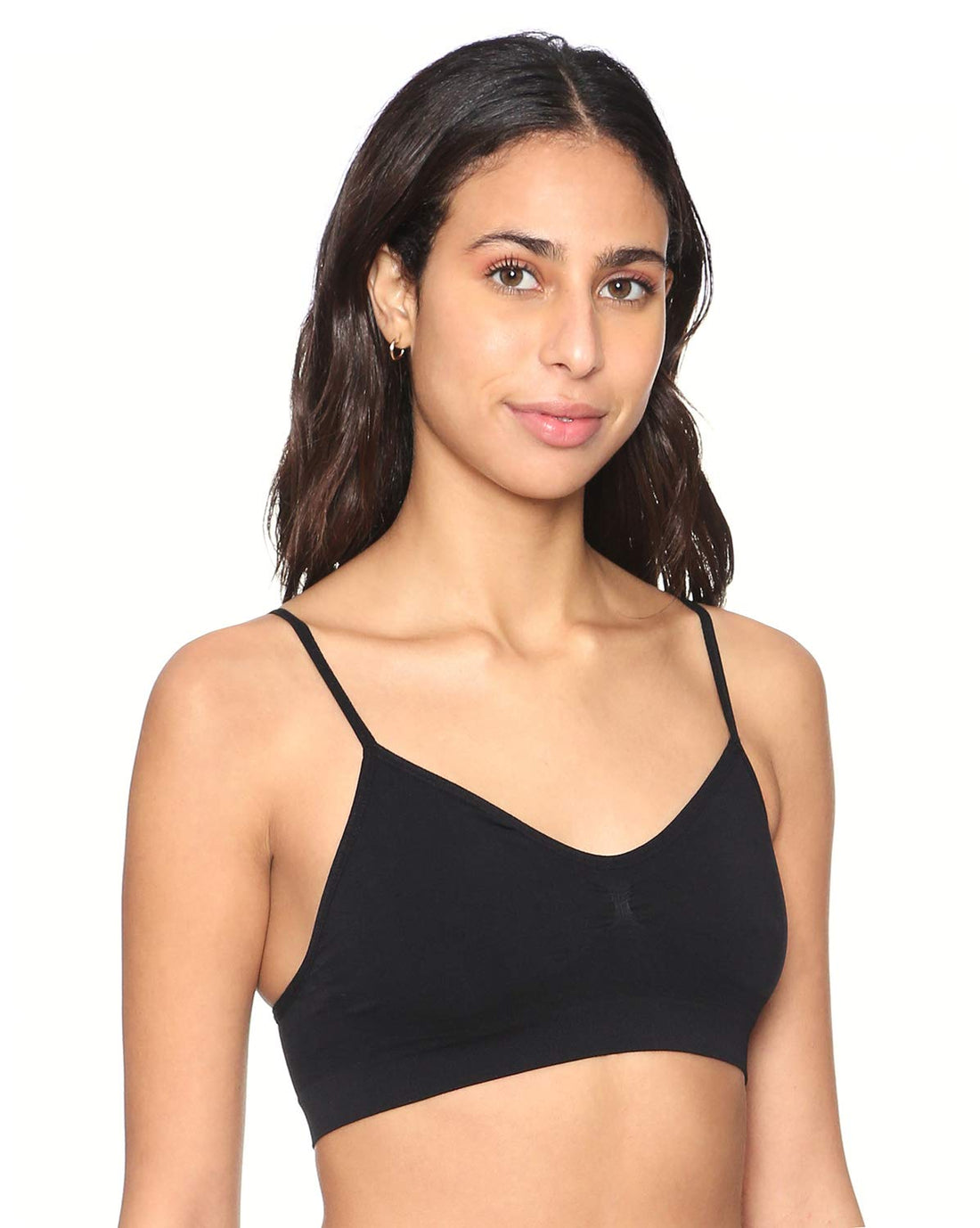 CARINA Womens Plain Spaghetti Strap Non Padded Bra Bra