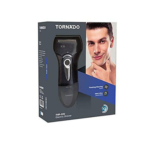 Tornado 3 Blade Smoothing Razor Wet and Dry Dark Navy THP-32U