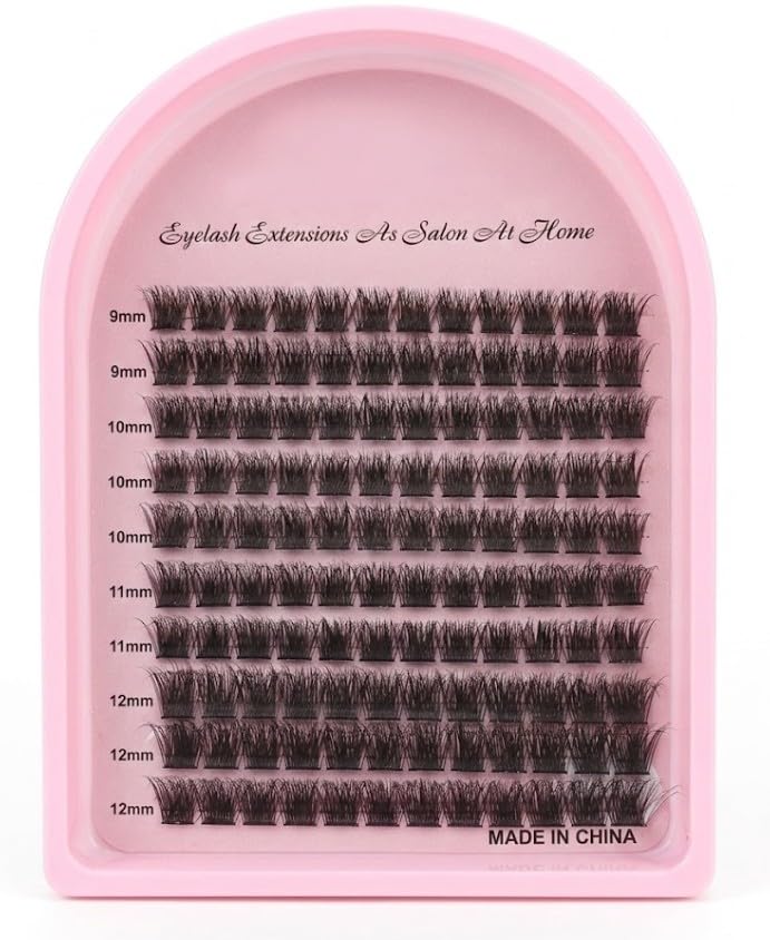120 PCS - Extensions Individual Lash Volume 6D mink - FREE EYELASHES - Natural Eyelashes (9 TO 12 MM-MIX) -ONE BY ONE