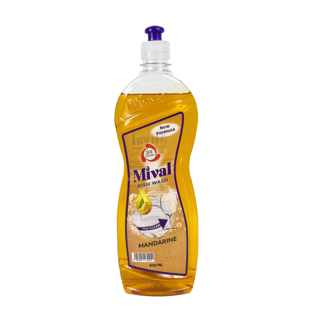 mival dish wash liquid 600 ml mandarine