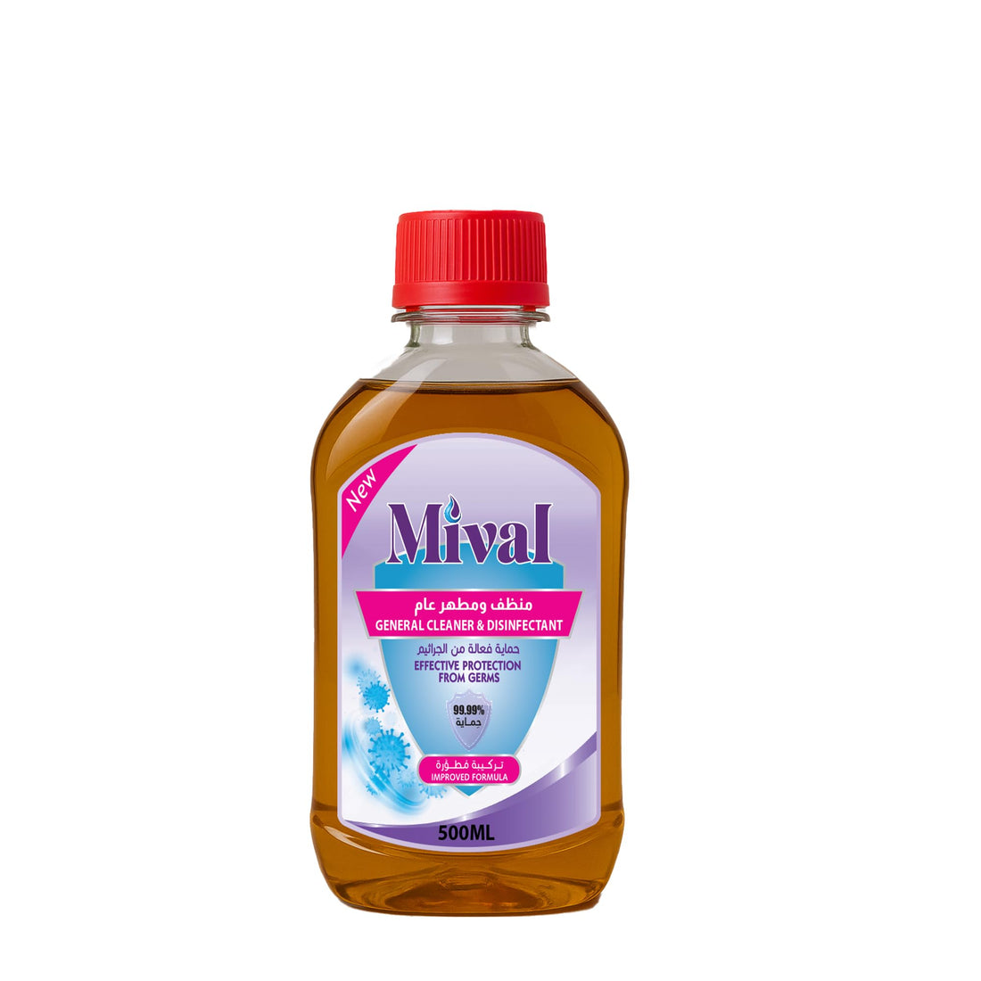 Mival General Cleaner and Disinfectant Liquid 500 ml