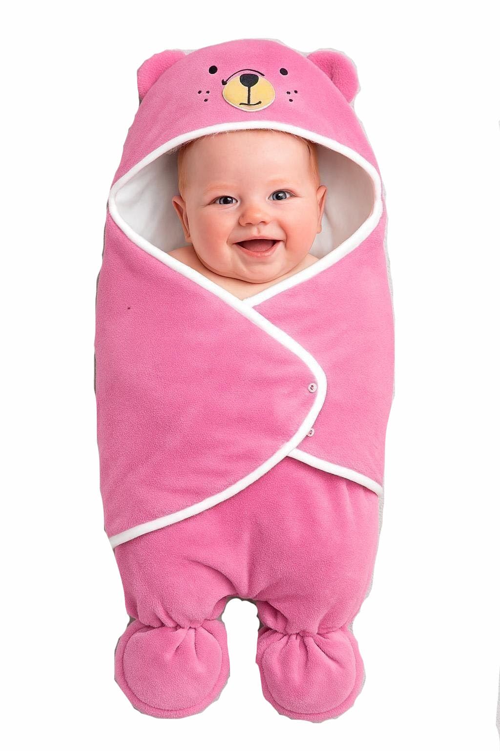 Girls’ Winter Blanket – Quilted Cotton Melton with Fiber Filling – 100% Cotton Lining – Soft & Warm Bedding for Newborns to 9 Months Thomas & Splendor (Fushia, 0-9 month)