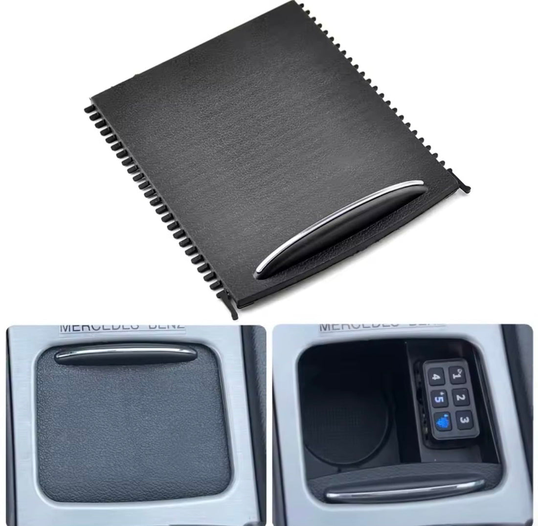 Car Center Console Sliding Shutters Cup Holder Roller Blind Cover compatible for Mercedes-Benz C-Class W203 2000-2007 2036800123 905