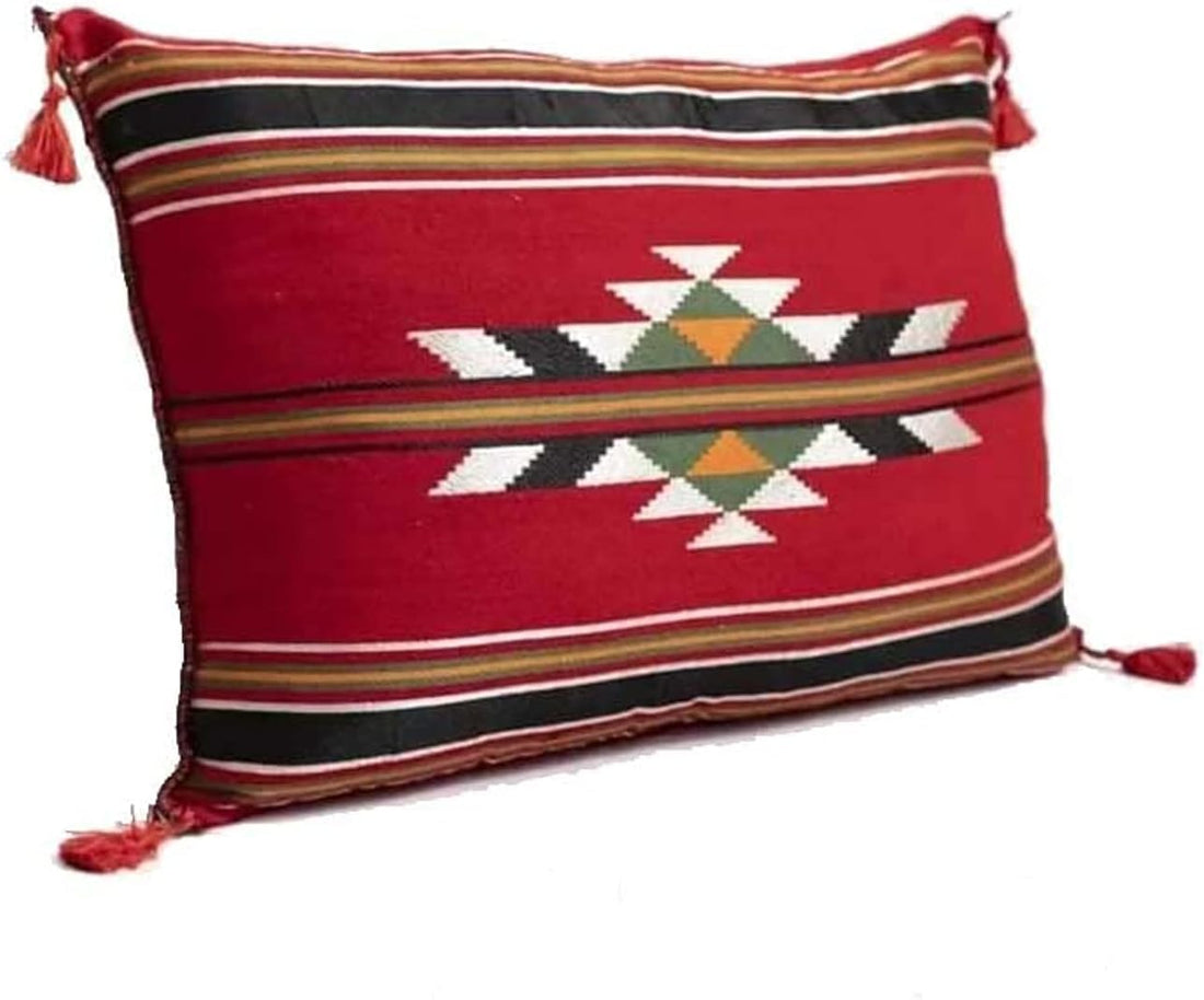 Egypt Antiques Handmade Arabic Style Polyester Cushion, Multicolour
