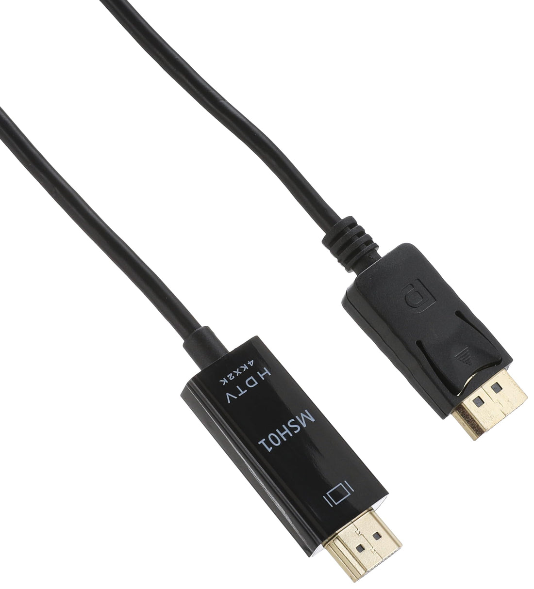 Exon X1063 DisplayPort DP to HDMI Adapter Cable Cord 1.8m Support Resolution HD 1080P/2K/4K Video Converter Cable for PC - Laptop - HDTV Projector - PS4/5-1.8Meters - Black