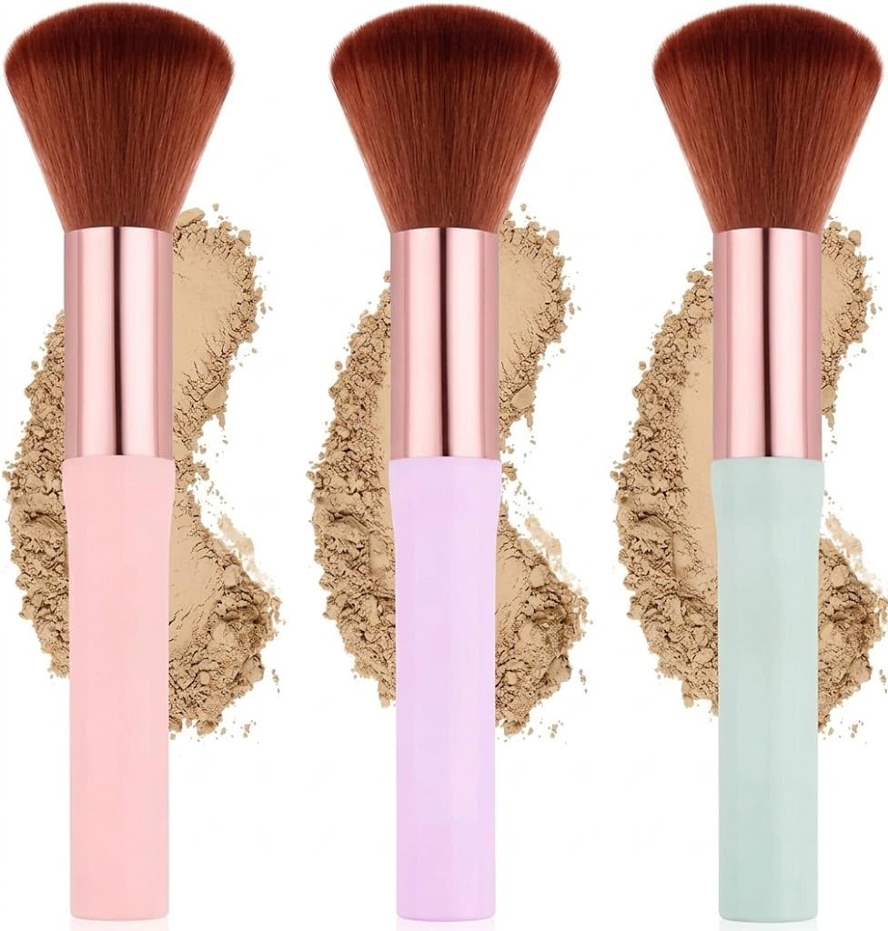BRRUSH -BLUS-POWDER-Contour Makeup Brush for Professional 1pc-multicolor