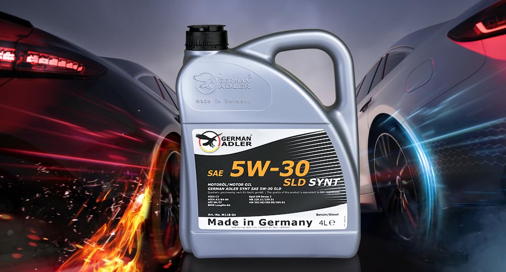 GERMAN ADLER SYNT SAE 5W-30 SLD Synthetic Engine Oil - 4 Liter