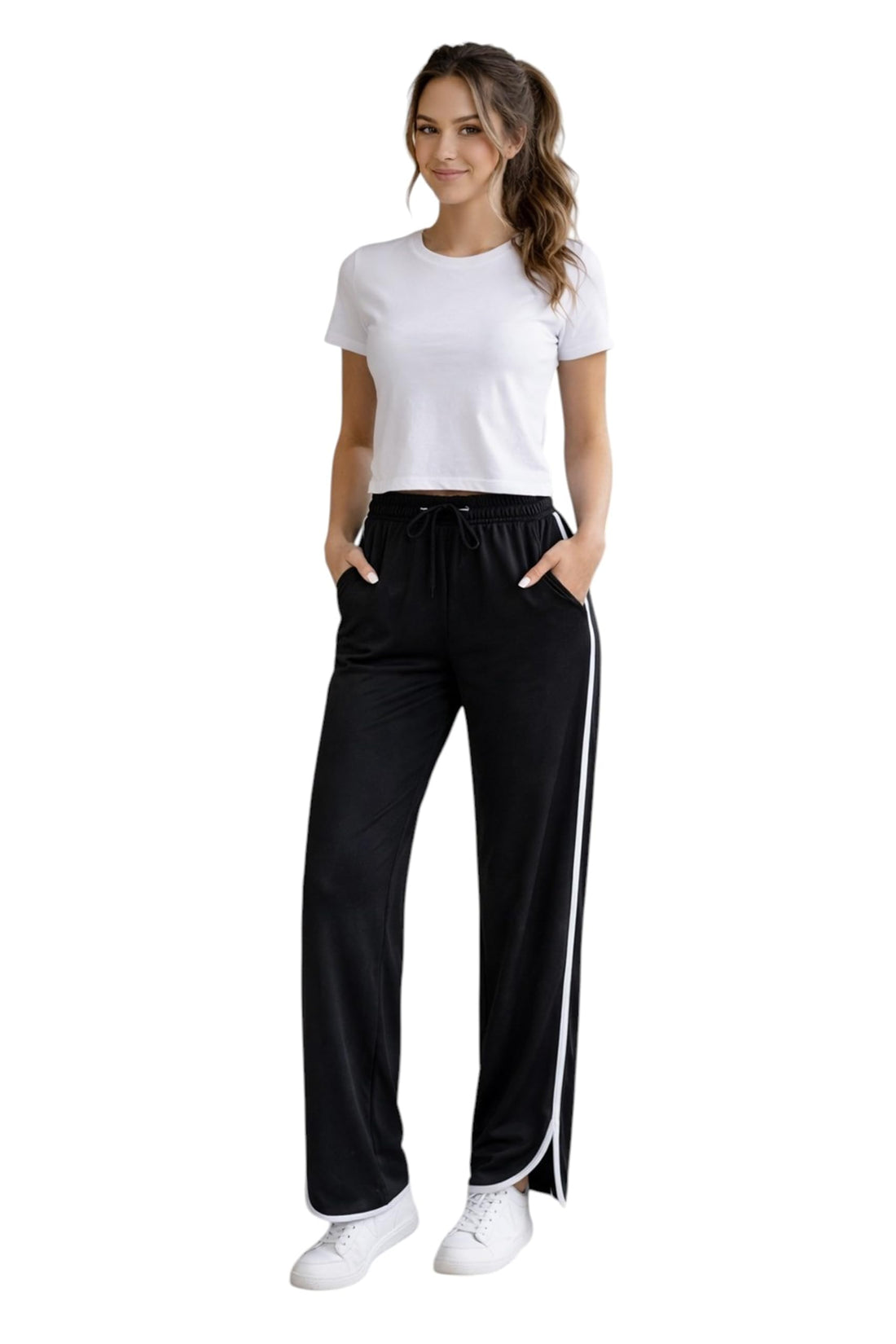 Miza Wide Leg Pants for Women, Diving, Comfortable and Flexible, Suitable for Daily Use and Gym