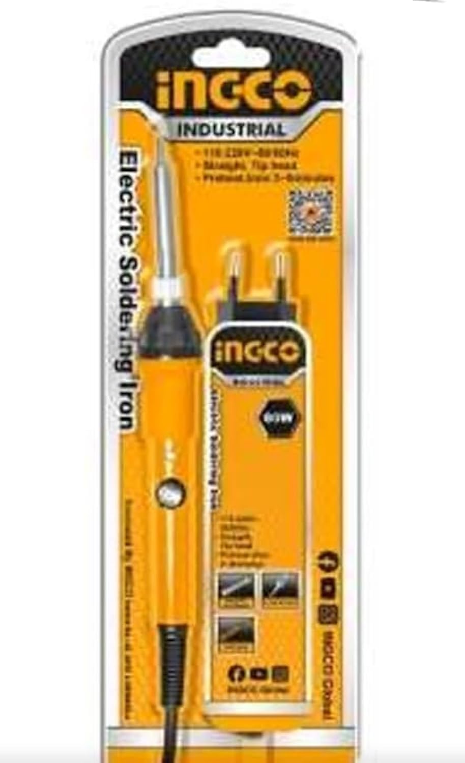 Ingco SI016831 60W Adjustable Temperature Soldering Iron